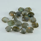 Labradorite 1PC Small 8x8 MM Cushion Faceted Gray Luster Semi Precious Loose Gemstones