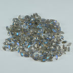Labradorite 10PC Tiny 2.5x5 MM Marquise Faceted Gray Superior Semi Precious Loose Gemstone