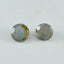 Labradorite 1PC Chunky 14x14 MM Round Faceted Gray Genuine Semi Precious Loose Gems