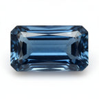 London Blue topaz 1PC Chunky 10x20 MM Baguette Faceted Blue Brilliant Semi Precious Loose Gems