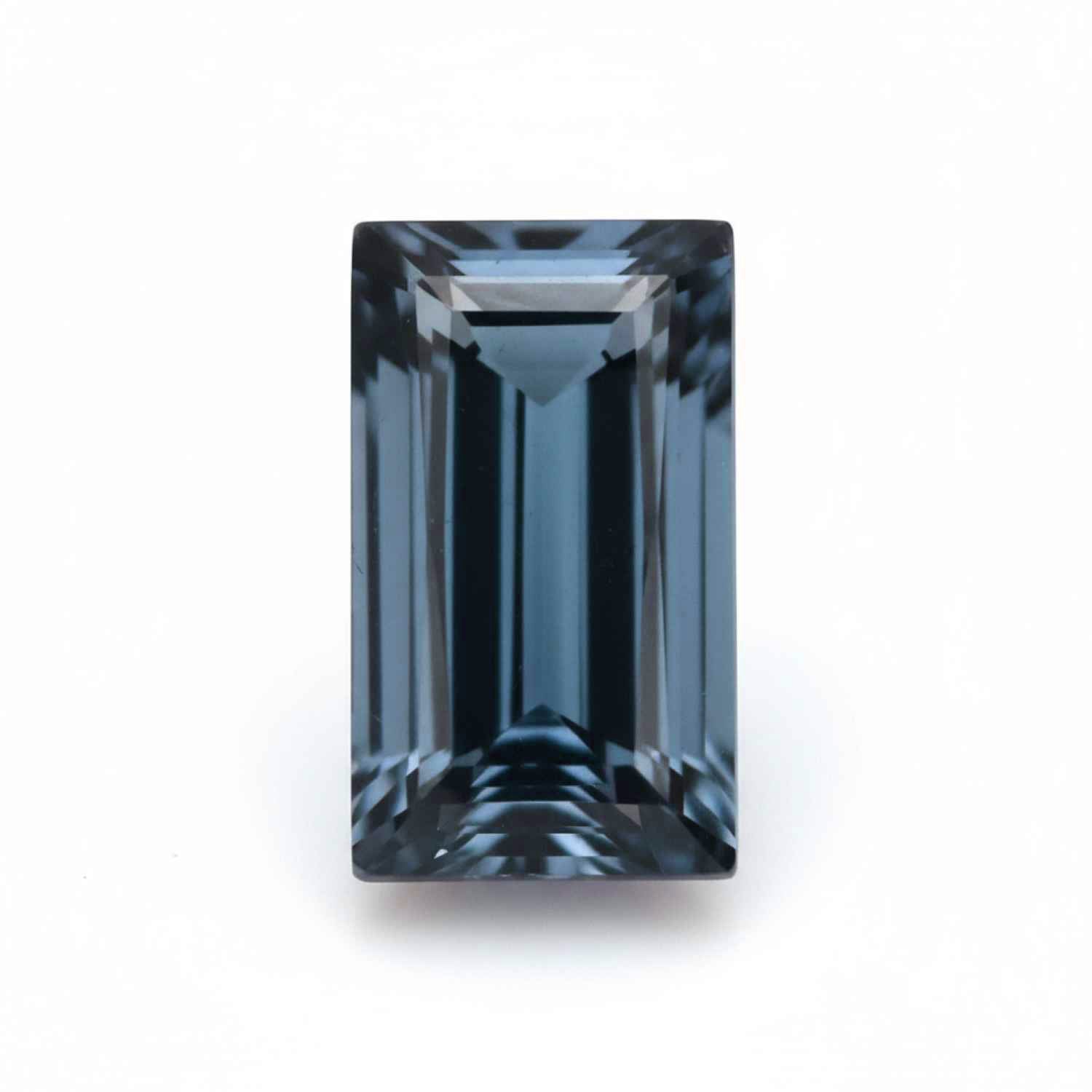 London Blue topaz 1PC Tiny 3x6 MM Baguette Faceted Blue High-Quality Semi Precious Loose Gemstones Huvudsaklig produktbild