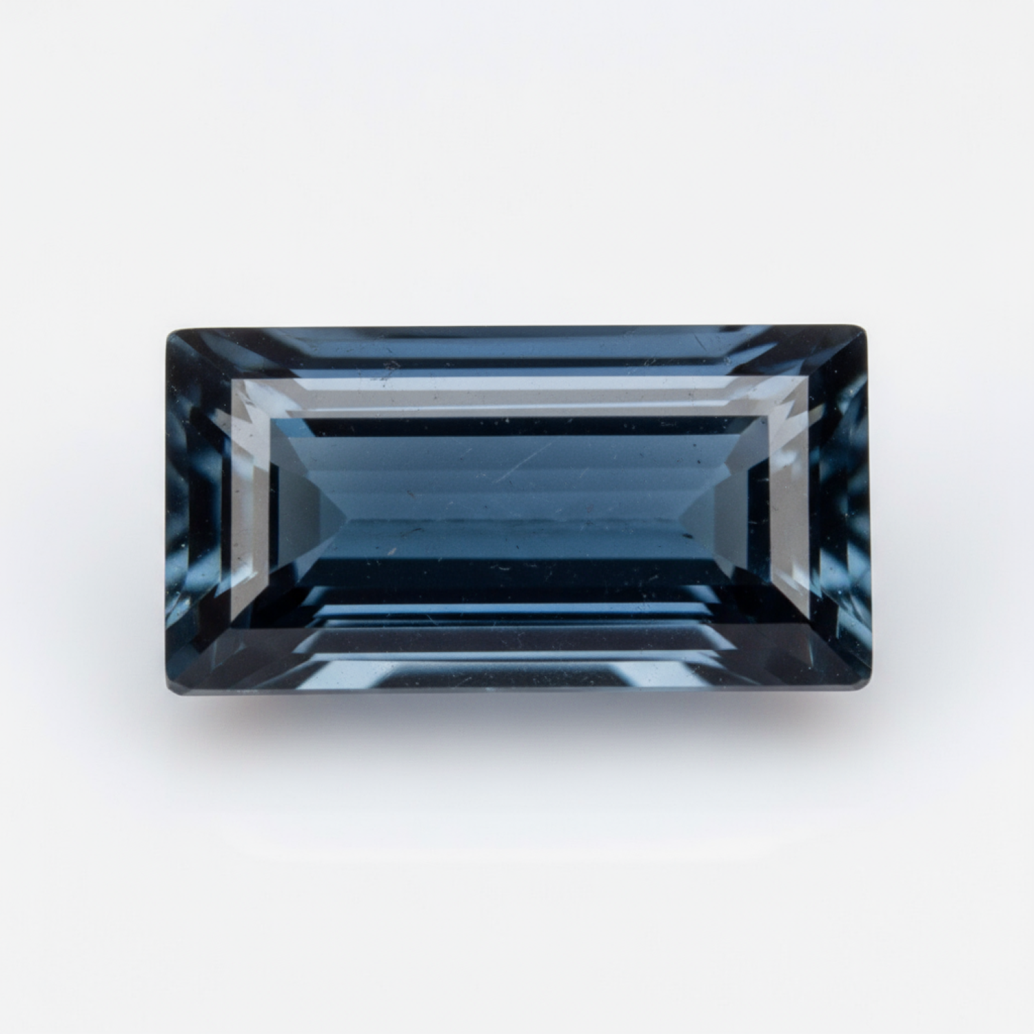 London Blue topaz 1PC Tiny 3x6 MM Baguette Faceted Blue High-Quality Semi Precious Loose Gemstones Sekundär produktbild