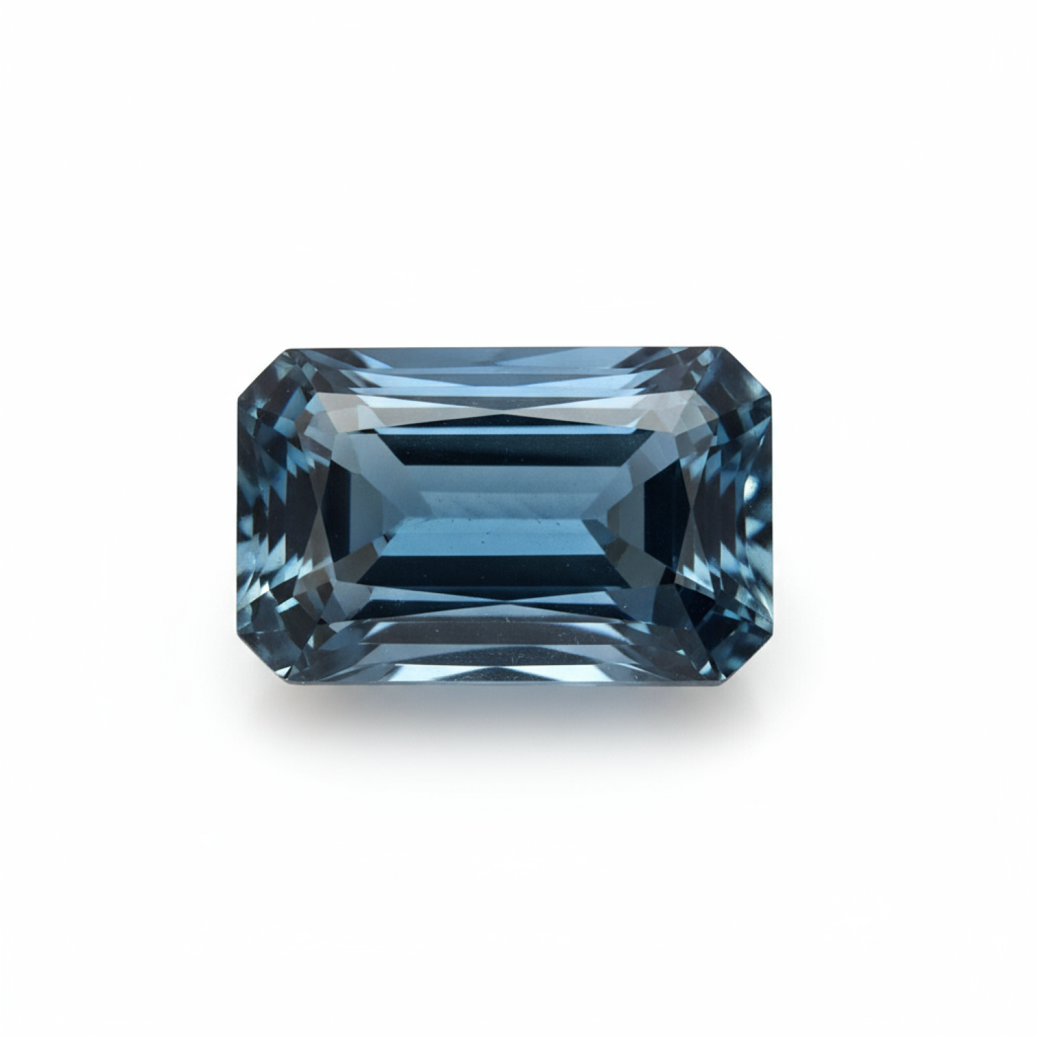 London Blue topaz 1PC Small 5x10 MM Baguette Faceted Blue Genuine Semi Precious Loose Gems Sekundär produktbild