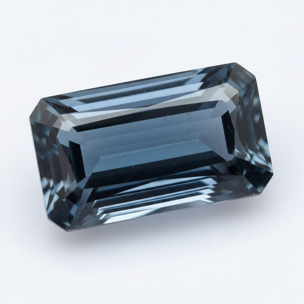 London Blue topaz 1PC Small 6x12 MM Baguette Faceted Blue Superior Semi Precious Loose Gemstone