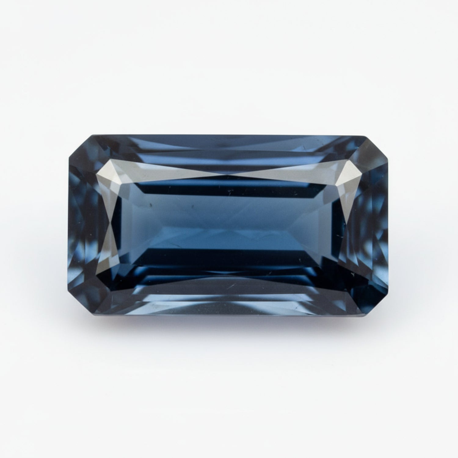 London Blue topaz 1PC Medium 7x14 MM Baguette Faceted Blue Pure Semi Precious Loose Gemstones