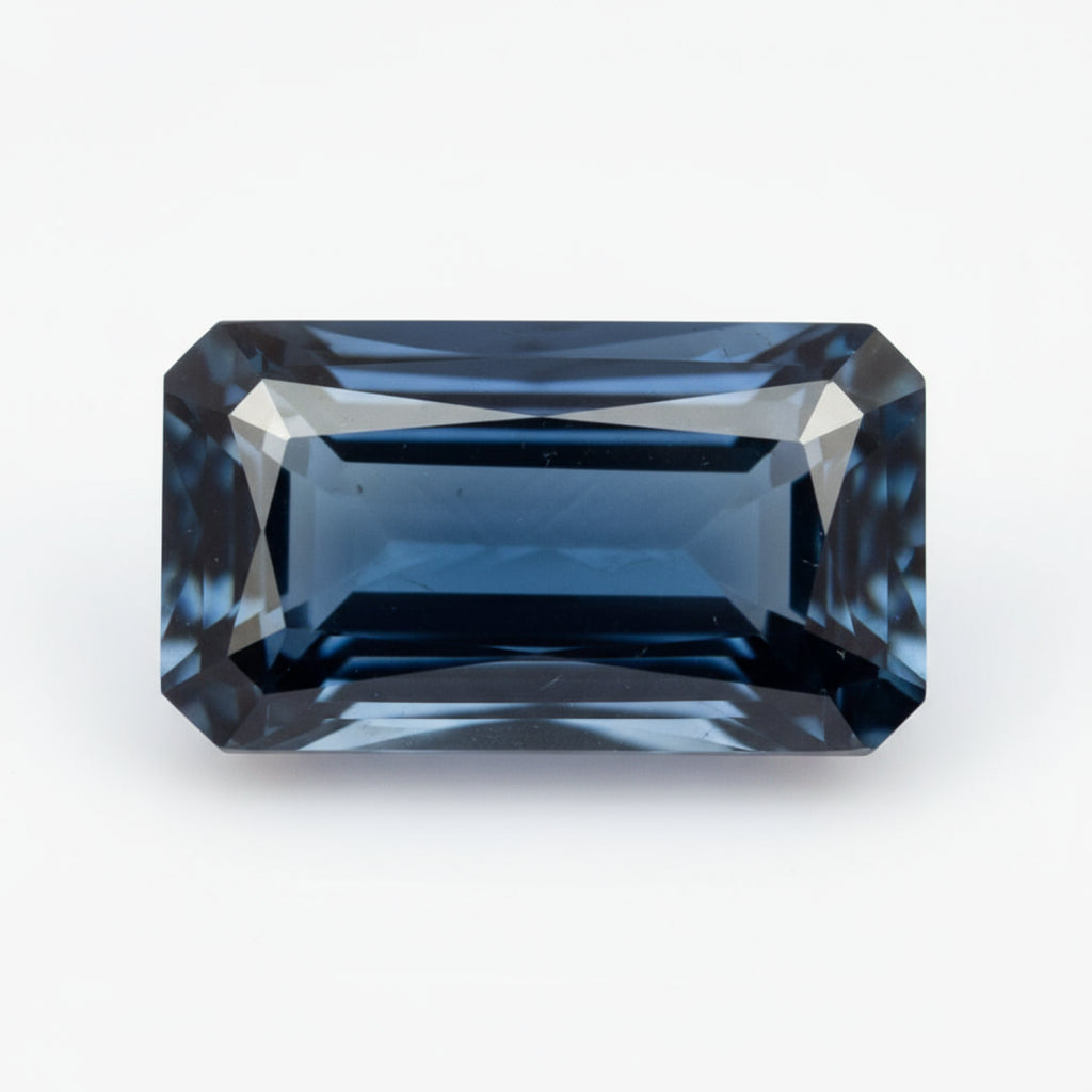London Blue topaz 1PC Medium 7x14 MM Baguette Faceted Blue Pure Semi Precious Loose Gemstones