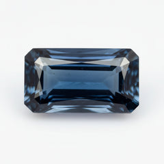 London Blue topaz 1PC Medium 7x14 MM Baguette Faceted Blue Pure Semi Precious Loose Gemstones