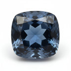 London Blue topaz 1PC Chunky 13x13 MM Cushion Faceted Blue Natural Semi Precious Gems