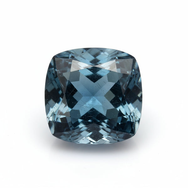 London Blue topaz 10PC Tiny 4x4 MM Cushion Faceted Blue Brilliant Semi Precious Loose Gemstones