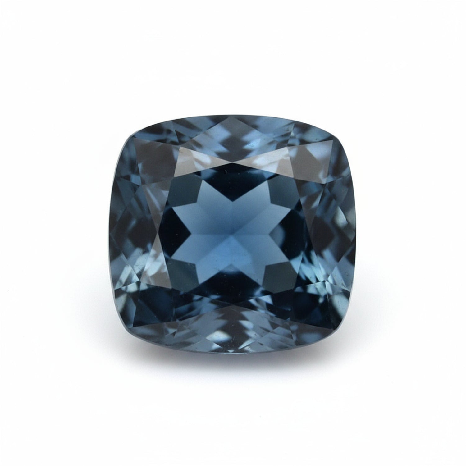London Blue topaz 1PC Small 7x7 MM Cushion Faceted Blue Splendid Semi Precious Loose Gemstone