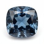 London Blue topaz 1PC Small 7x7 MM Cushion Faceted Blue Splendid Semi Precious Loose Gemstone