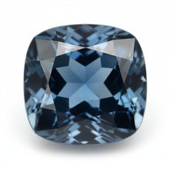 London Blue topaz 1PC Small 7x7 MM Cushion Faceted Blue Splendid Semi Precious Loose Gemstone