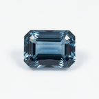 London Blue topaz 1PC Large 10x12 MM Emerald Faceted Blue High-Quality Semi Precious Loose Gems