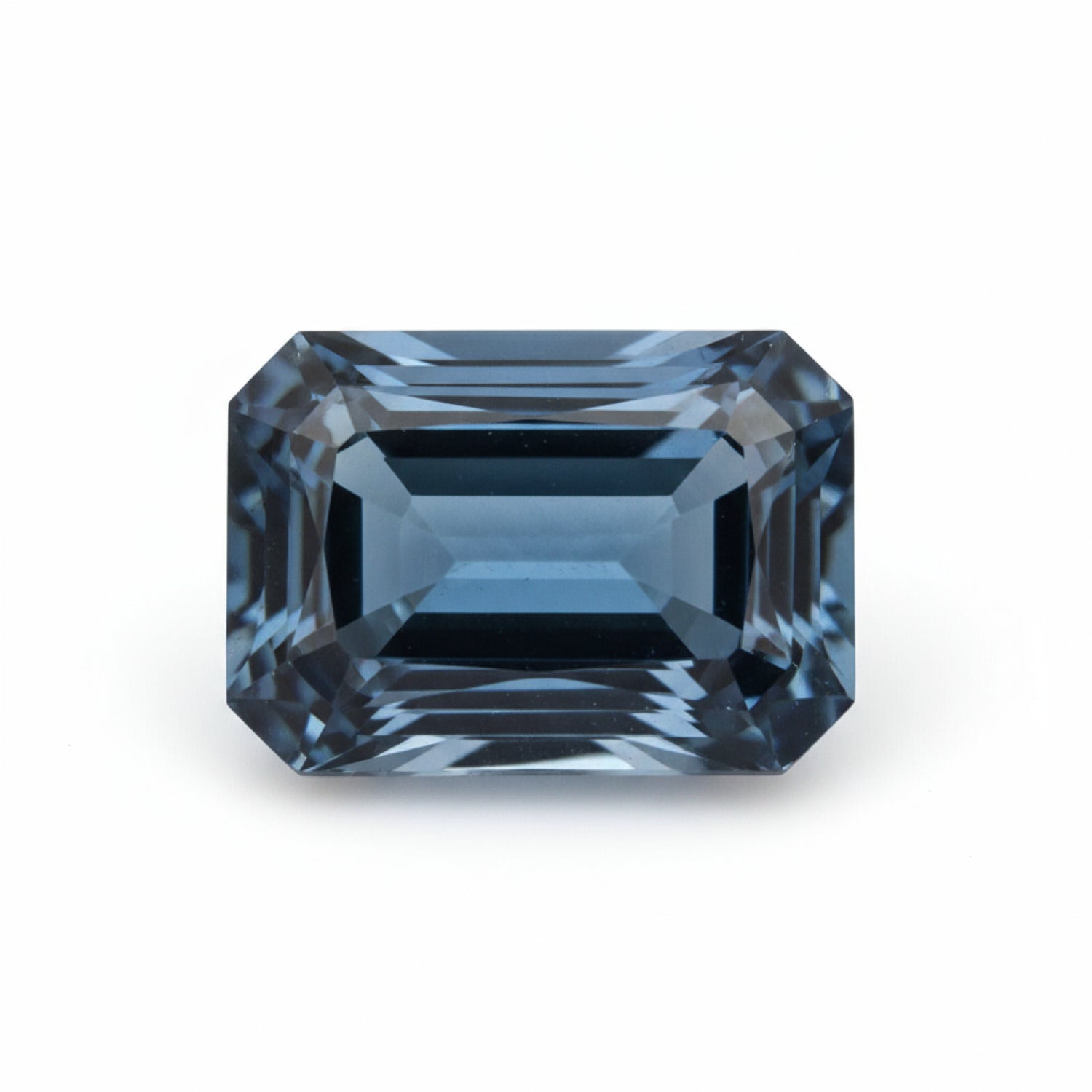 London Blue topaz 1PC Large 10x14 MM Emerald Faceted Blue Natural Semi Precious Loose Gemstone