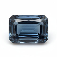 London Blue topaz 1PC Chunky 12x16 MM Emerald Faceted Blue Genuine Semi Precious Loose Gemstones