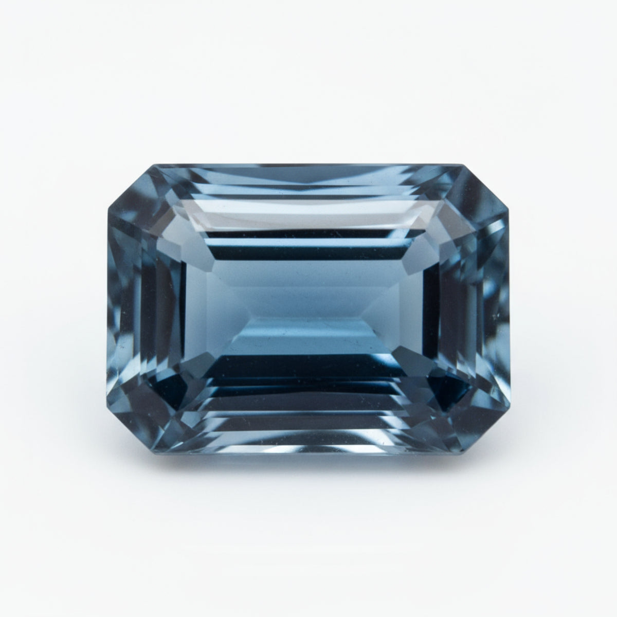London Blue topaz 1PC Chunky 13x18 MM Emerald Faceted Blue Superior Semi Precious Gems