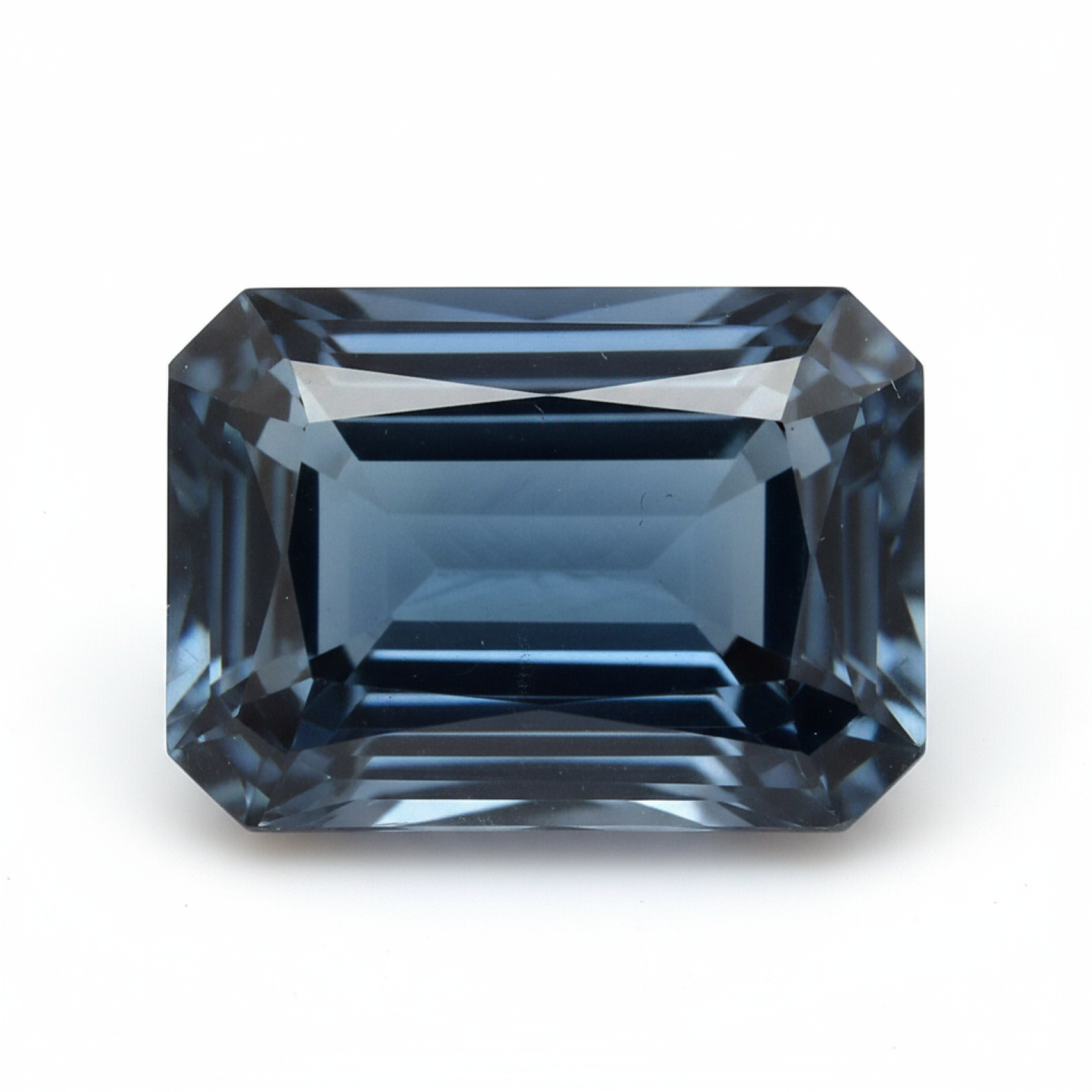 London Blue topaz 1PC Chunky 15x20 MM Emerald Faceted Blue Pure Semi Precious Loose Gems Secundaire afbeelding