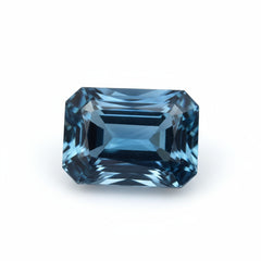 London Blue topaz 1PC Tiny 3x5 MM Emerald Faceted Blue Pure Semi Precious Loose Gemstones