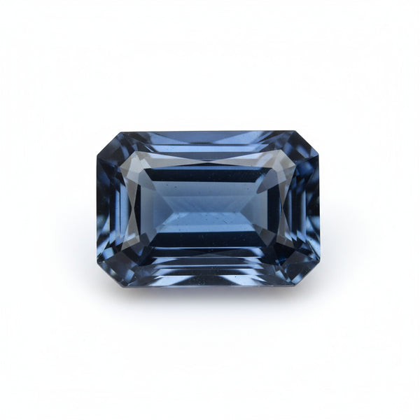London Blue topaz 1PC Tiny 5x7 MM Emerald Faceted Blue Brilliant Semi Precious Loose Gems