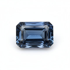 London Blue topaz 1PC Tiny 5x7 MM Emerald Faceted Blue Brilliant Semi Precious Loose Gems