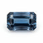 London Blue topaz 1PC Large 8x12 MM Emerald Faceted Blue Fine Semi Precious Gems