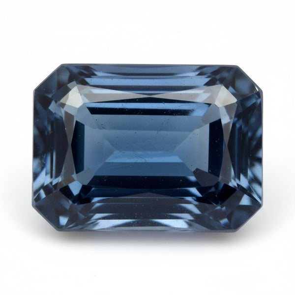 London Blue topaz 1PC Large 9x11 MM Emerald Faceted Blue Shine Semi Precious Loose Gemstones