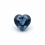 London Blue topaz 10PC Tiny 4x4 MM Heart Faceted Blue Brilliant Semi Precious Loose Gemstones