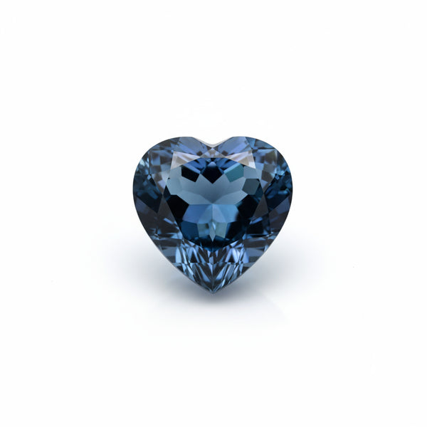 London Blue topaz 10PC Tiny 4x4 MM Heart Faceted Blue Brilliant Semi Precious Loose Gemstones