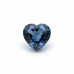 London Blue topaz 10PC Tiny 4x4 MM Heart Faceted Blue Brilliant Semi Precious Loose Gemstones