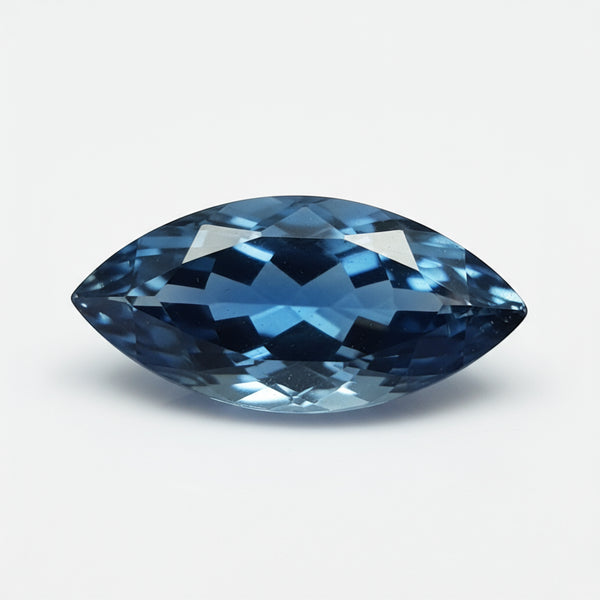 London Blue topaz 1PC Chunky 10x20 MM Marquise Faceted Blue High-Quality Semi Precious Loose Gemstones