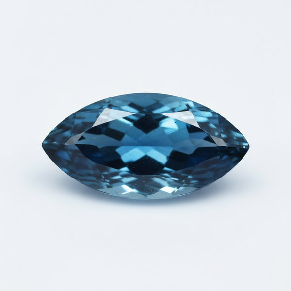 London Blue topaz 1PC Tiny 3x6 MM Marquise Faceted Blue Polished Semi Precious Loose Gems