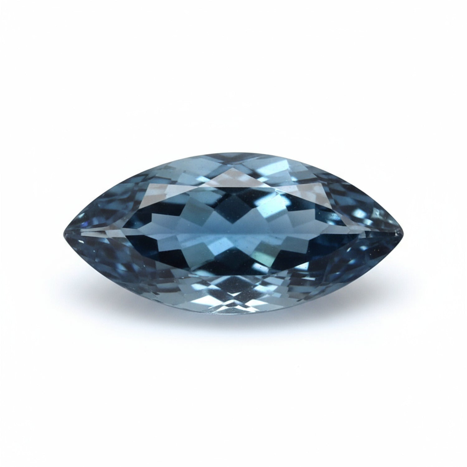 London Blue topaz 1PC Tiny 4x8 MM Marquise Faceted Blue Splendid Semi Precious Loose Gemstone