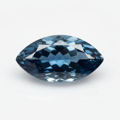 London Blue topaz 1PC Tiny 4x8 MM Marquise Faceted Blue Splendid Semi Precious Loose Gemstone