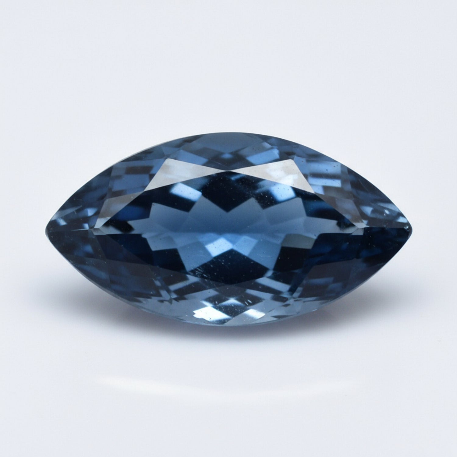 London Blue topaz 1PC Large 8x16 MM Marquise Faceted Blue Fine Semi Precious Loose Gemstone