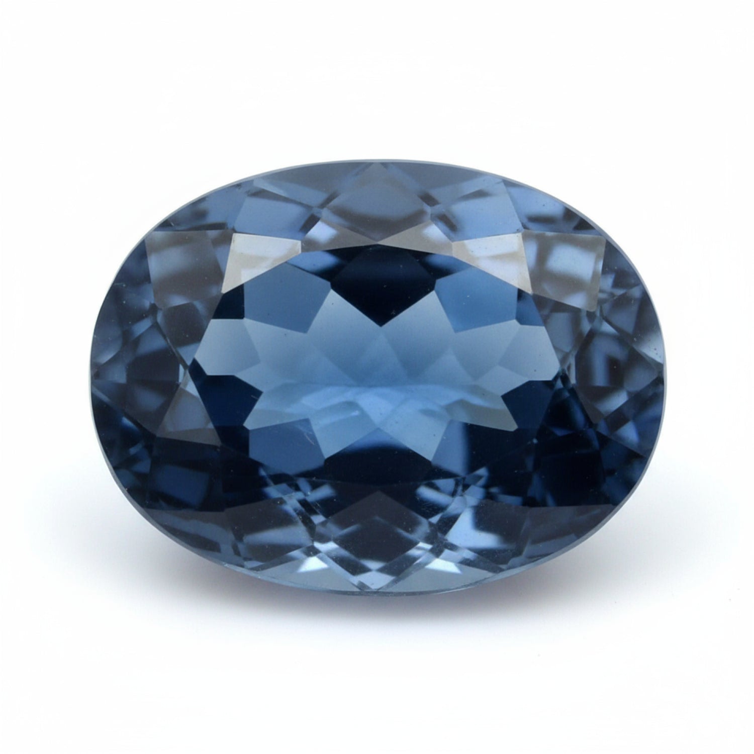 London Blue Topas 1PC Große 10x12 MM Oval Facettierte Blau Polierte Halbedelsteine Lose Edelsteine