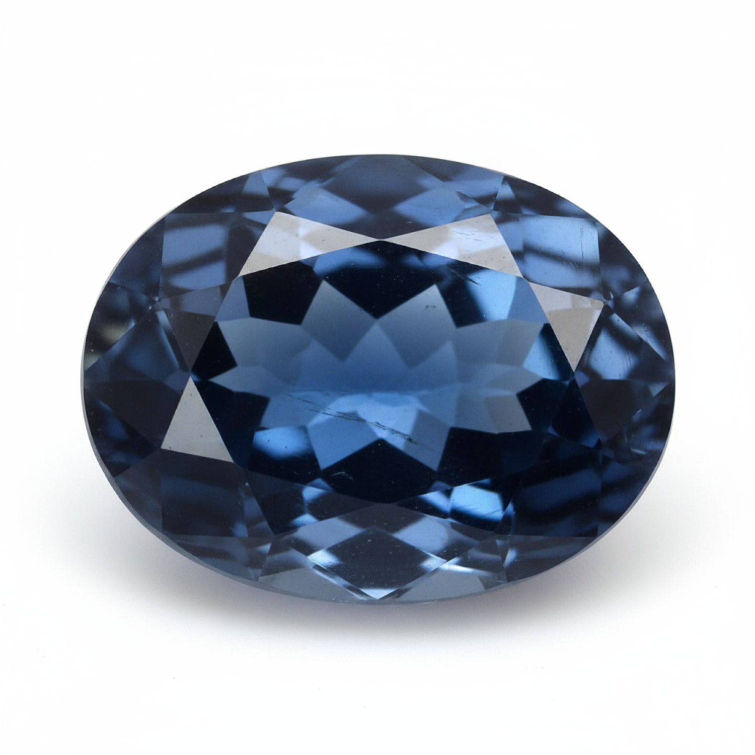 London Blue topaz 1PC Large 10x14 MM Oval Faceted Blue Splendid Semi Precious Loose Gemstone Huvudsaklig produktbild