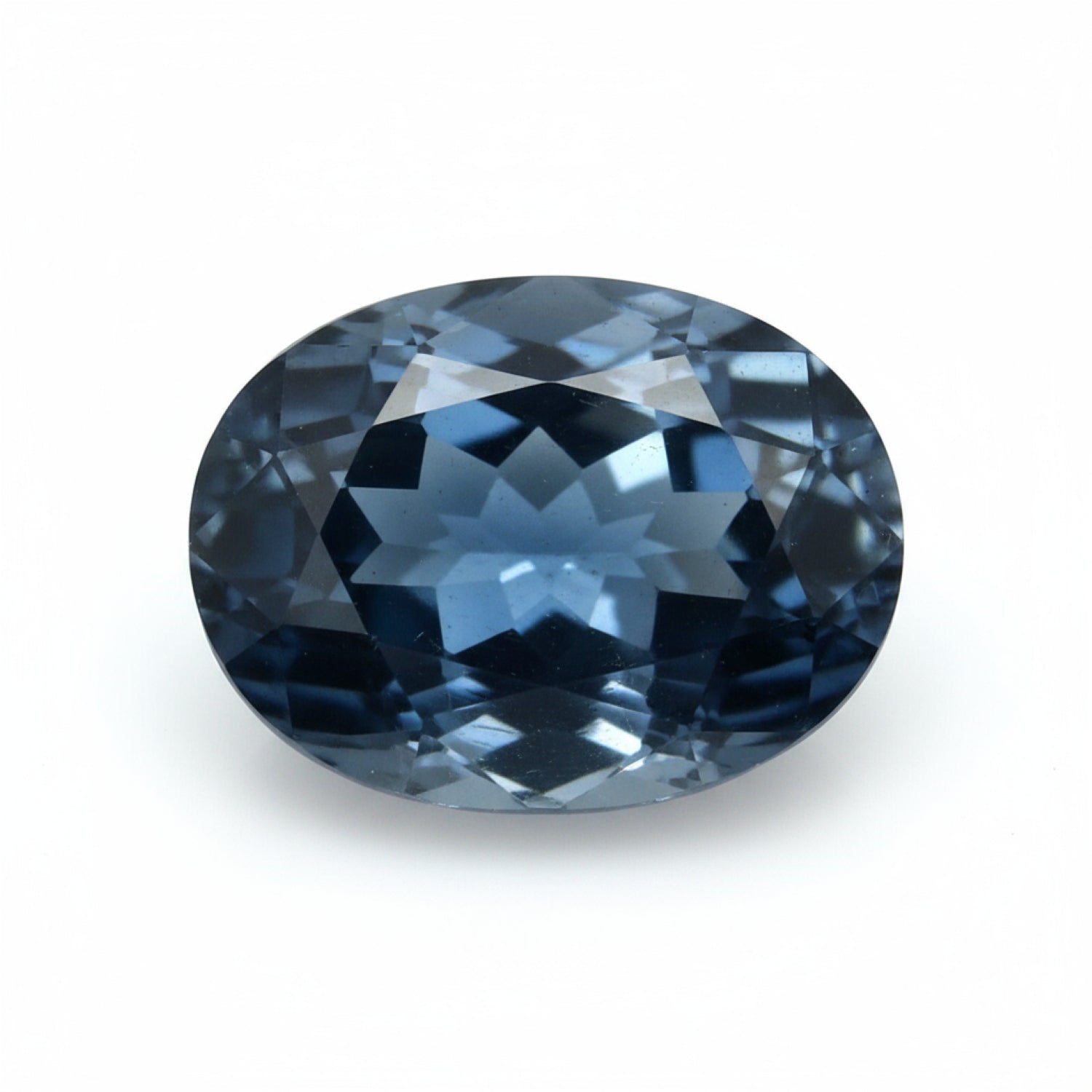 London Blue topaz 1PC Large 10x14 MM Oval Faceted Blue Splendid Semi Precious Loose Gemstone