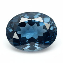 London Blue topaz 1PC Chunky 15x20 MM Oval Faceted Blue Shine Semi Precious Loose Gems