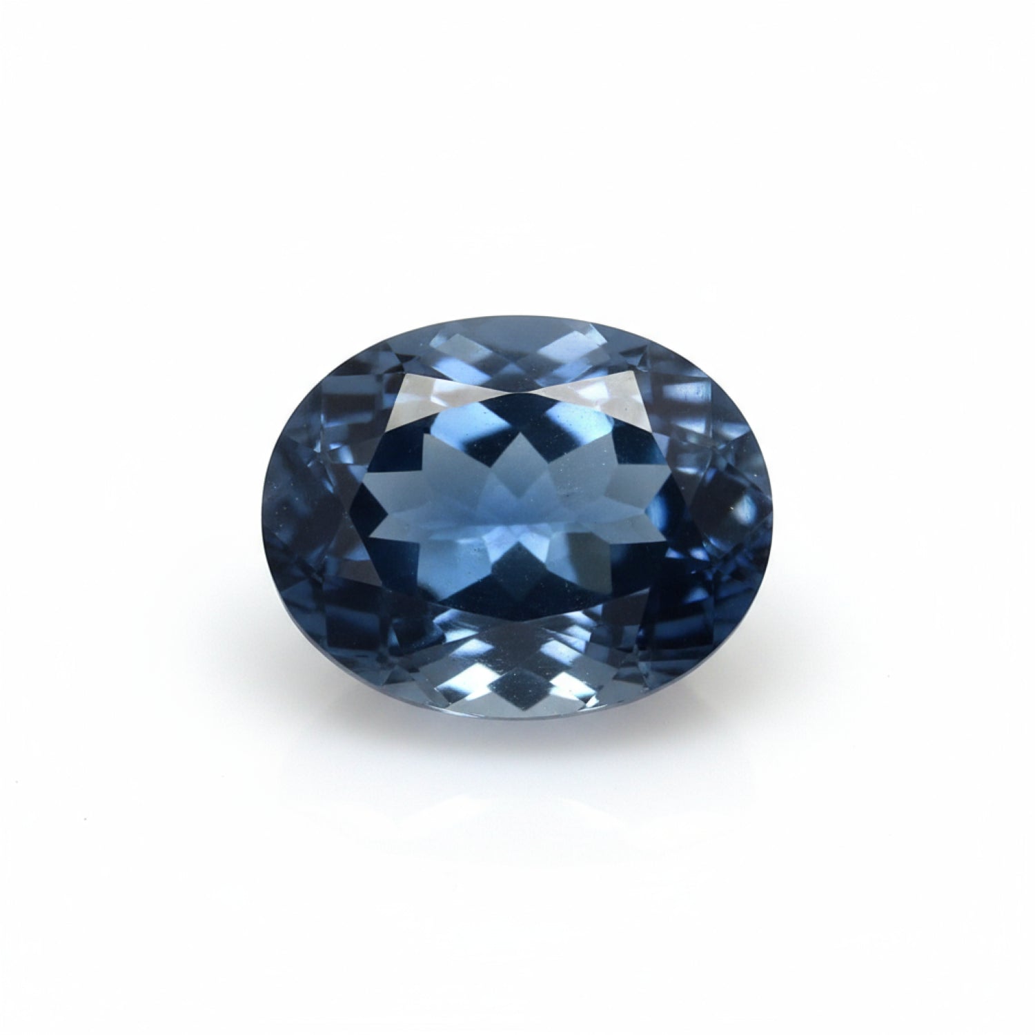 London Blue topaz 1PC Tiny 5x7 MM Oval Faceted Blue High-Quality Semi Precious Loose Gems