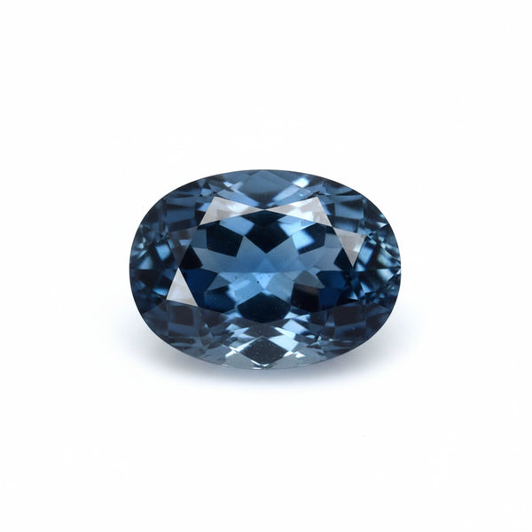 London Blue topaz 1PC Small 6x8 MM Oval Faceted Blue Natural Semi Precious Loose Gemstone