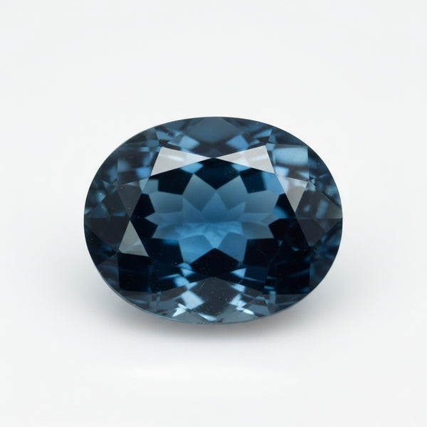London Blue topaz 1PC Small 6x8 MM Oval Faceted Blue Natural Semi Precious Loose Gemstone