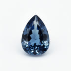London Blue topaz 1PC Large 10x14 MM Pear Faceted Blue Fiery Semi Precious Gems