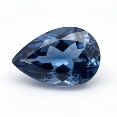 London Blue topaz 1PC Chunky 13x18 MM Pear Faceted Blue Sparkling Semi Precious Loose Gemstone