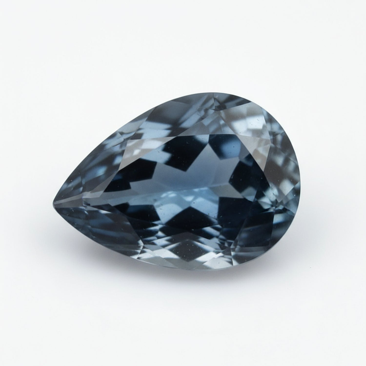 London Blue topaz 1PC Tiny 3x5 MM Pear Faceted Blue Polished Semi Precious Loose Gems