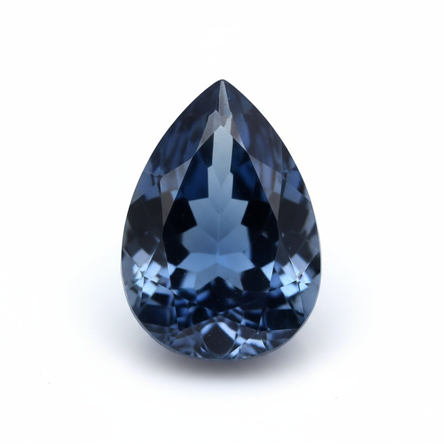 London Blue topaz 1PC Tiny 4x6 MM Pear Faceted Blue Splendid Semi Precious Loose Gemstone