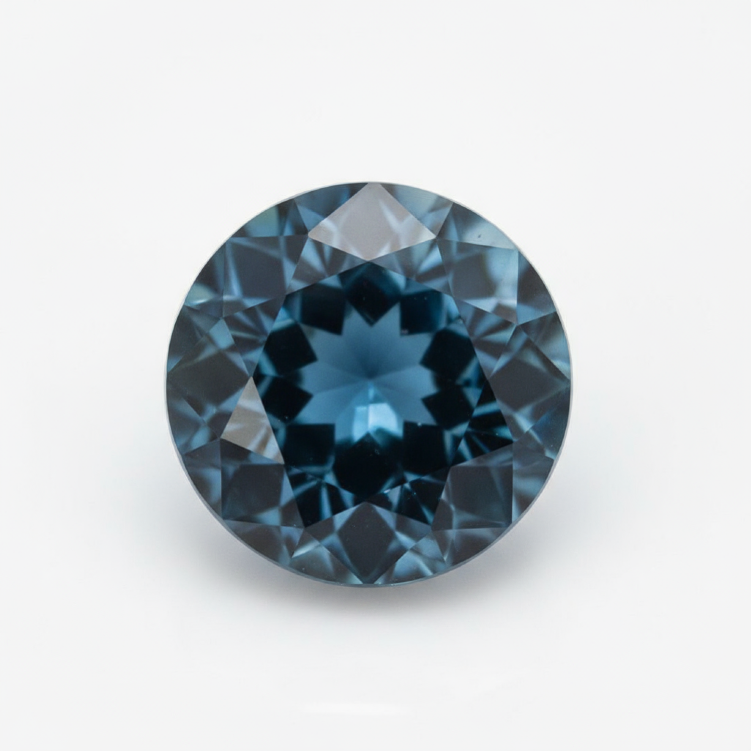 London Blue topaz 1PC Chunky 13x13 MM Round Faceted Blue Natural Semi Precious Gems Secondary image