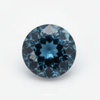 London Blue topaz 1PC Chunky 13x13 MM Round Faceted Blue Natural Semi Precious Gems