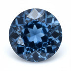 London Blue topaz 1PC Chunky 14x14 MM Round Faceted Blue Genuine Semi Precious Loose Gems