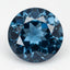 London Blue topaz 1PC Chunky 15x15 MM Round Faceted Blue Superior Semi Precious Loose Gemstone