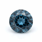London Blue topaz 1PC Chunky 15x15 MM Round Faceted Blue Superior Semi Precious Loose Gemstone